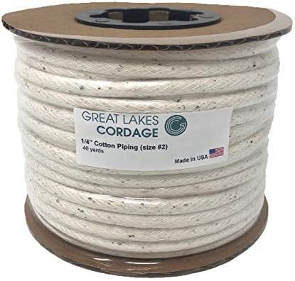 1/4 kabel za cijevi od pamuka, veličina 2 izrađena u SAD -u