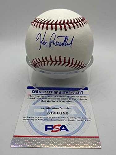 Ken Rosenthal sportski pisar potpisao službeni autogram MLB bejzbol PSA DNA - Autografirani bejzbols