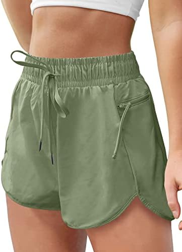 Autometske atletske kratke hlače za žene elastične kratke hlače s visokim strukom ljetne gaćice za vježbanje s džepovima Trendy 2023
