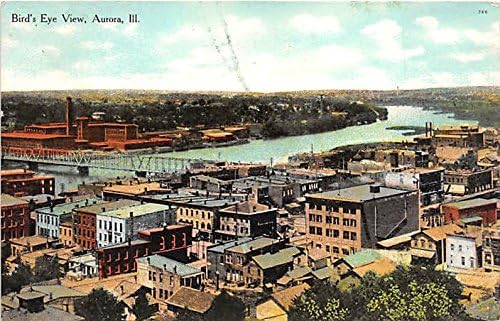 Aurora, razglednica Illinois