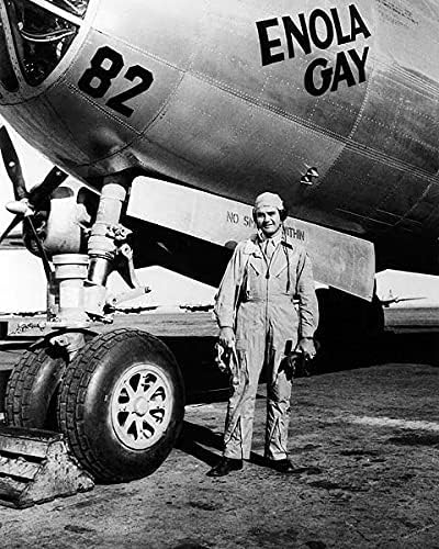 B-29 ENOLA GAY PILOT PAUL TIBBETS WWII 11X14 Silver Halonide Photo Print