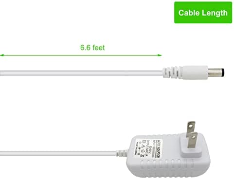 Zamjena kabela za napajanje za TP-Link deco M5 M4 X20 Ruter mrežica WiFi, 12V AC Adapter punjač napajanja, 6,6 ft kabel