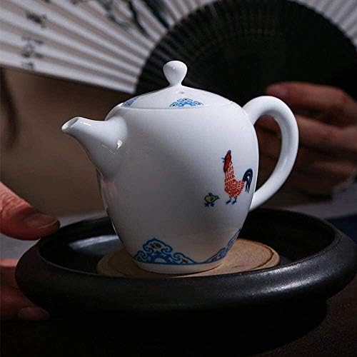 Kungfu set čaja, prijenosni set za čaj od putovanja, set čaja, kineski povoljni ruyi keramički čaj, čajnik s piletinom šalicama, ured