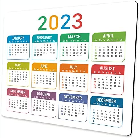 2023. kalendar miša jastučić za igranje miša jastučić za računalni dodaci miša jastučić uredski jastuk pravokutni ne-klizni neoprenski