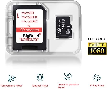 Tehnologija BigBuild 32 GB ultra-brzi microSDHC kartica brzinom od 80 MB/s. za mobilni telefon Samsung Galaxy S20, S20 FE, S20 Ultra,