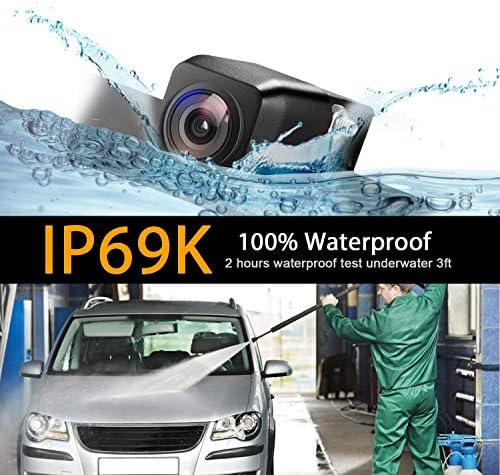 Kamera za stražnji pogled od 1280 do 720, ugrađena u svjetlo registarske pločice, rezervna kamera za stražnji pogled, vodootporna kamera