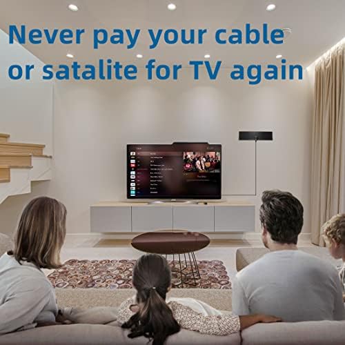 Tv antena za Smart TV-Pojačani digitalni HDTV s rasponom akcije u više od 150 km Podržava rezoluciju od 720P 1080i 1080P i sve televizije