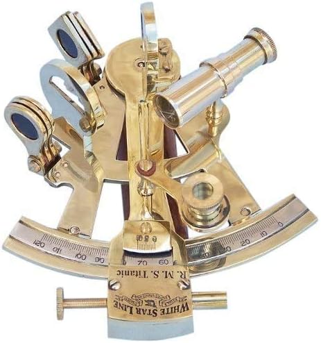 Antikni mesingani nautički sekstant pomorski astrolabe Marine za ured i gifitng predmet