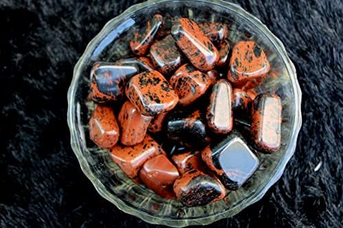 Obsidian s mlaznim mahagonijem srušio je kamen 100 grama cca. 0,75 do 1 inčni visoki stupanj ljekovitog metafizičkog jet -a međunarodna