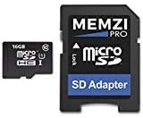 Memorijska kartica MEMZI PRO 16 GB, 90 Mb/s, class 10 Micro SDHC kartica sa SD adapterom za mobilne telefone LG G7 ThinQ, Stylo 4,